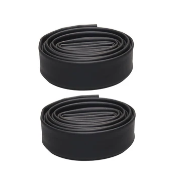 

New 2 Pcs 2M Black Heat Shrink Tube Electrical Sleeving Car Cable/Wire Heatshrink Tubing Wrap - 10MM & 20MM