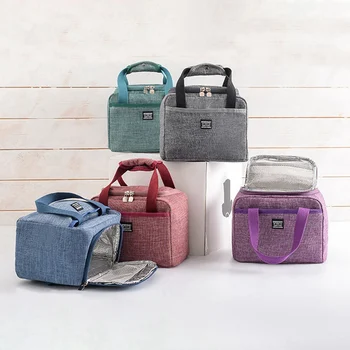 

Lunch Box Bags Insulated Thermal Tote Bags Oxford Fabric Portable Bento Insulated Cooler Picnic Food .