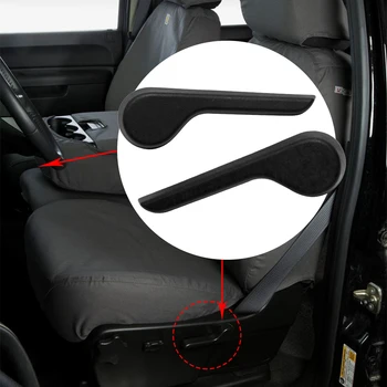 

1Pair Car Seat Handles Hand Seat Tilt Handle Gray For 07-14 Chevy GMC Pickup TruckSeat Adjusting Lever Handle Pull Set