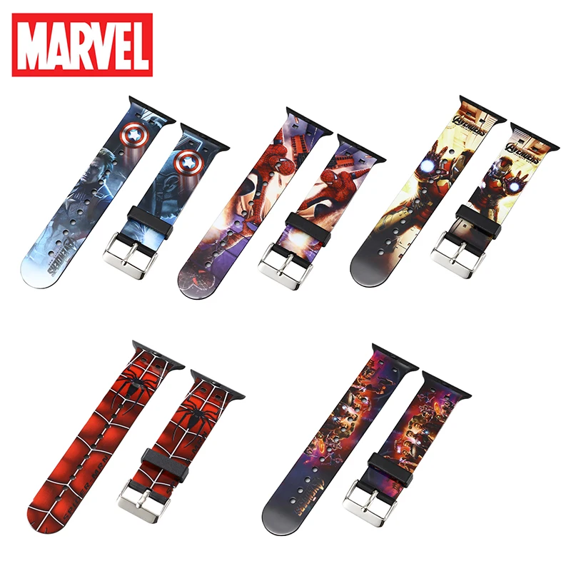 Cinturino Marvel IronMan per cinturino Apple Watch 38 40mm 42 44mm cinturino  in gomma Smartwatch braccialetto sportivo iWatch Serie 1 2 3 4 5 6 SE|Smart  Accessories| - AliExpress