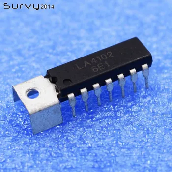

1/5 LA4102 4102 DIP 14-pin repackaged IC electronics compatible board diy electronics