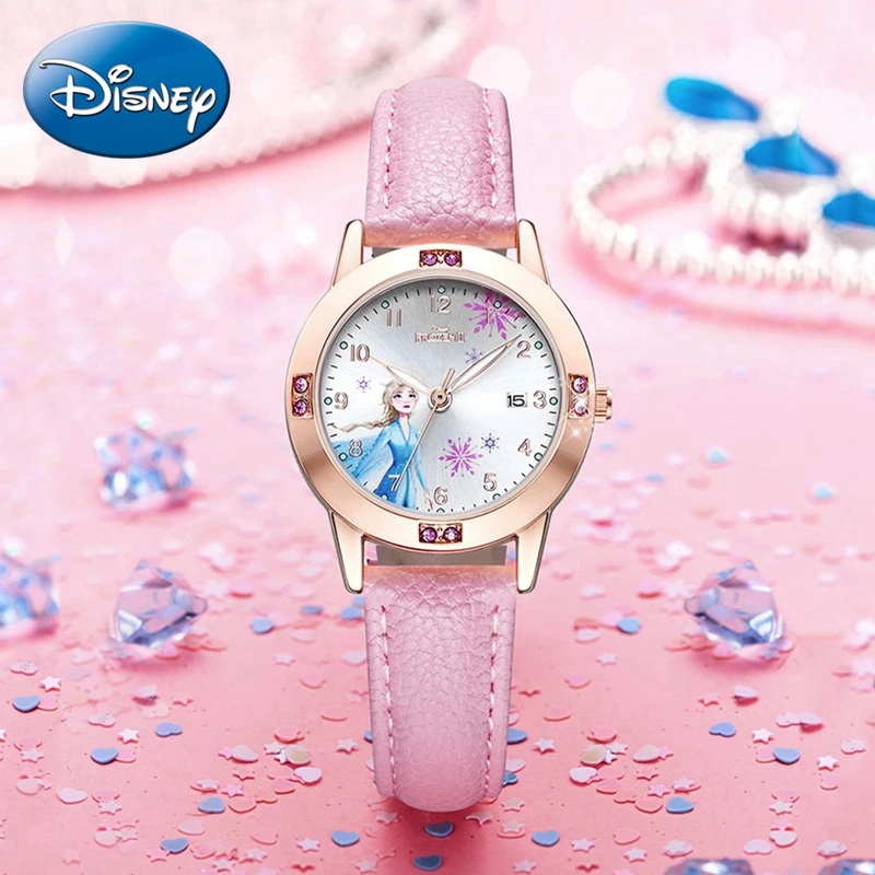 Cheap Clock Kids Watches Girls Frozen-Women Luxury Quartz-Watch Gift Pink Children Diamond YypmeR8NX