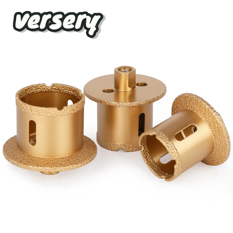 Free Shipping M10 Thread Vacuum Brazed Diamond Hole Saw Drill Core Bits For Marble Ceramics Porcelain Tile Washbasin Opener