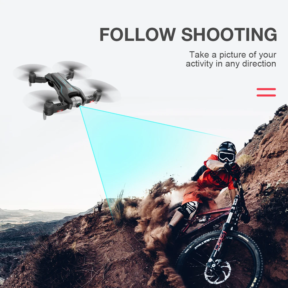 Радиоуправляемый квадрокоптер S20 Дрон gps 4K HD Двойная камера 5G wifi FPV складной селфи