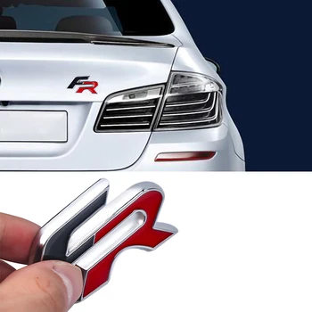 

3D Car Styling FR Emblem Sticker Car Front Grille Badge Decoration For Seat Ibiza Altea Leon Mk2 Mk3 Mk4 Car accessories