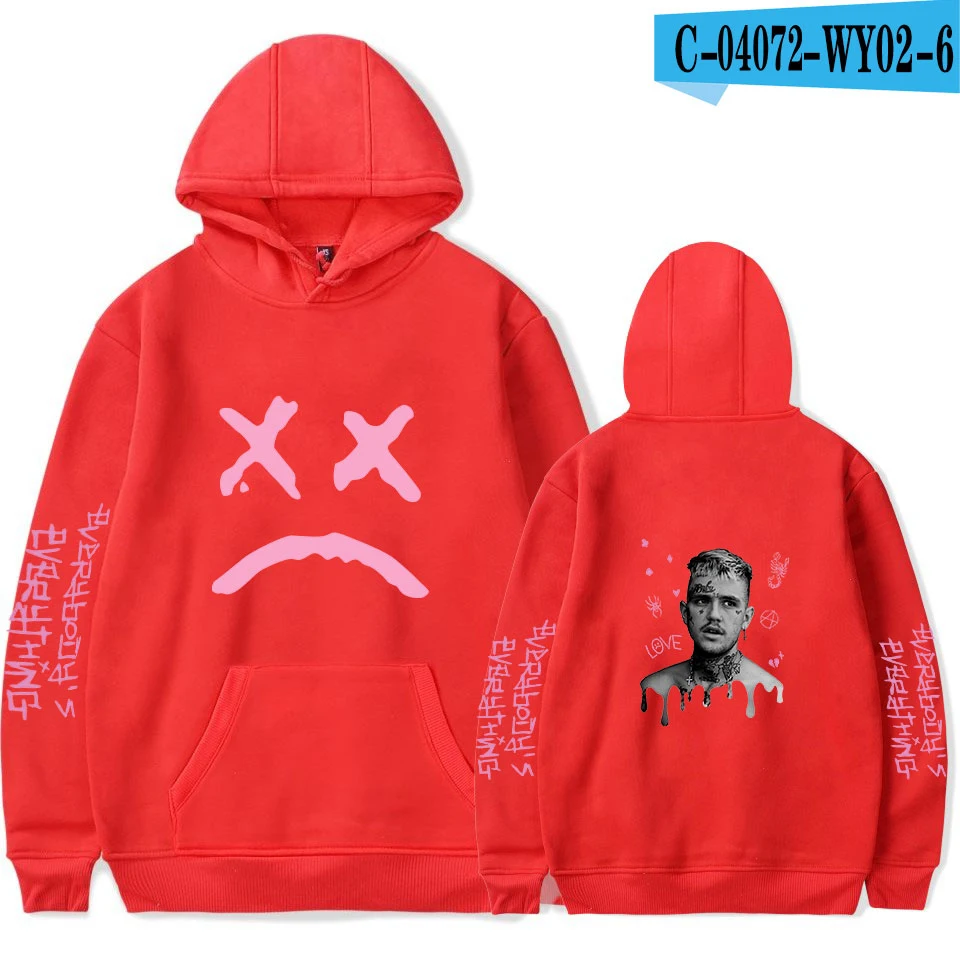 Lil peep комфортная новая толстовка женская мужская популярная толстовка модная куртка осенняя и зимняя одежда для мальчиков и девочек черный пуловер - Цвет: As picture