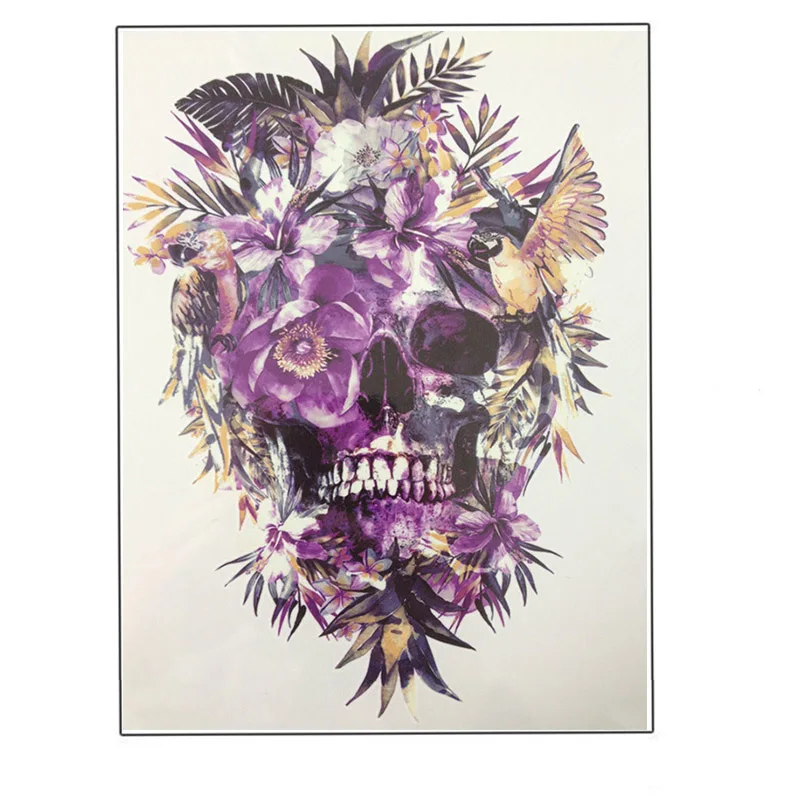 Purple Skull Tattoo