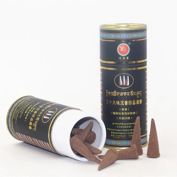 

Tibetan incense Authentic 38-flavor Agarwood Tibetan incense Handmade cone incense medicine incense indoor Tower incense Aroma