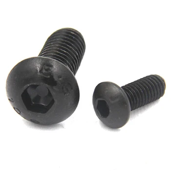 

(50 pc/lot) M2,M2.5,M3,M4 *L =4~50mm grade 10.9 class ISO7380 alloy steel Hex socket button head cap screw