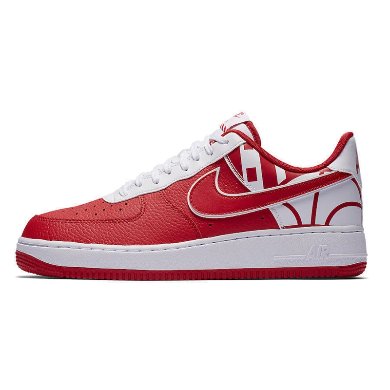 И аутентичный с Nike Air Force 1 Low мини Swoosh Для Мужчин's Скейтбординг обувь Спорт на открытом воздухе кроссовки Новое поступление 823511-603 - Цвет: 823511-608