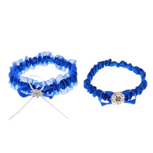 2 штуки. Кружева подвязки украшения для ног с Стразы Лук Дизайн