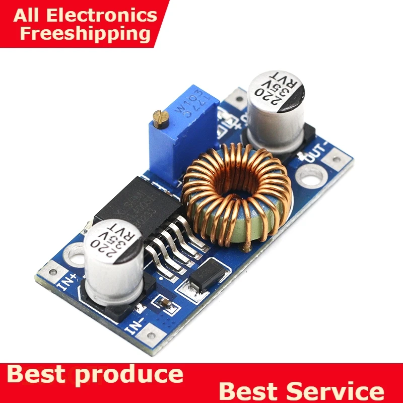 

XL4005 DSN5000 Beyond LM2596 DC-DC adjustable step-down 5A power Supply module,5A Large current Large power