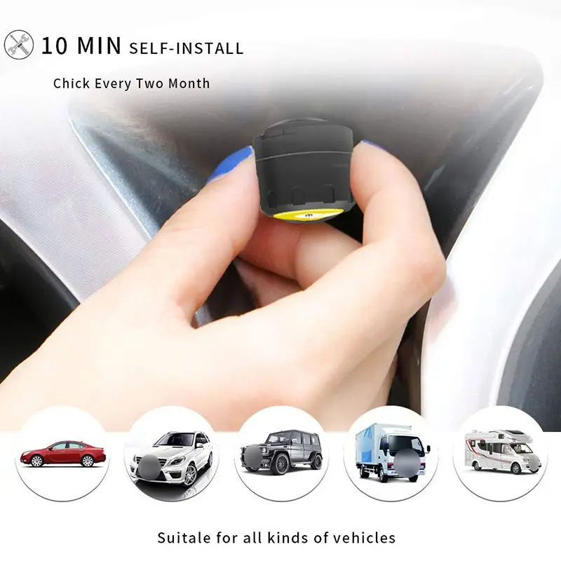 Balight Универсальный Bluetooth 4,0 TPMS автомобильный контроль давления внешний датчик давления в шинах сигнализация