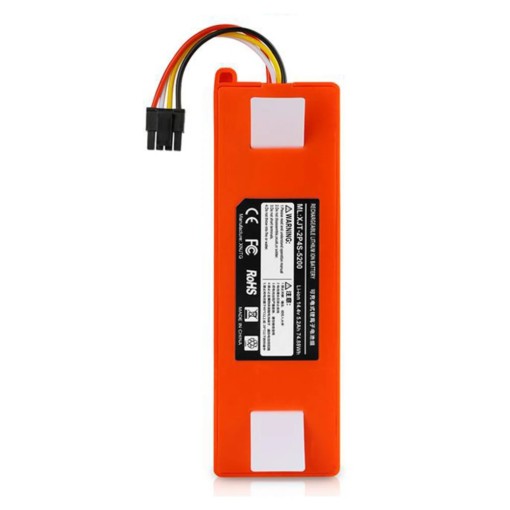 Ceny 5200 mAh 6500 mah bateria do xiaomi mi części do robota odkurzającego do akcesoriów xiaomi Roborock S50 S51