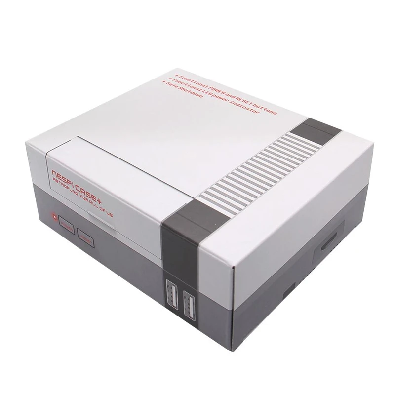 RETROFLAG NESPI чехол+ для Raspberry Pi 3B+ 3B 2B с функциональным питанием и сбросом+ 32 ГБ sd-карта DYI игровая консоль