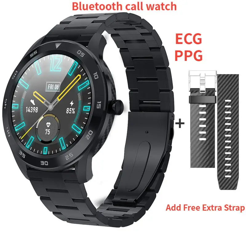 DT98 Business Men Smart Watch Bluetooth Call IP68 Waterproof Full touch Screen Message Reminder Smartwatch | Электроника
