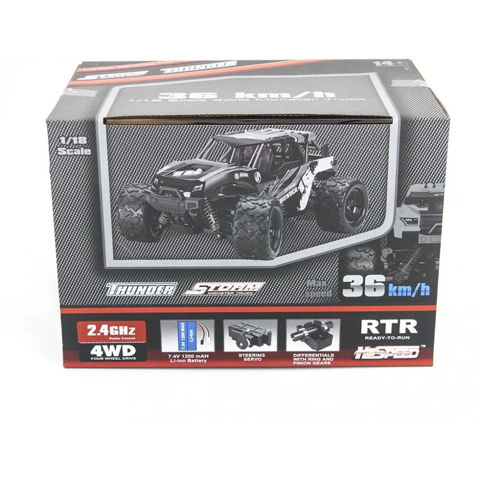 Радиоуправляемая машина Thunder Storm 4WD 1:18 HS18301|Радиоуправляемые автомобили| |