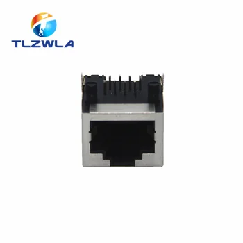 

1Pcs network interface RJ45 socket no lamp female 8P8C cable socket
