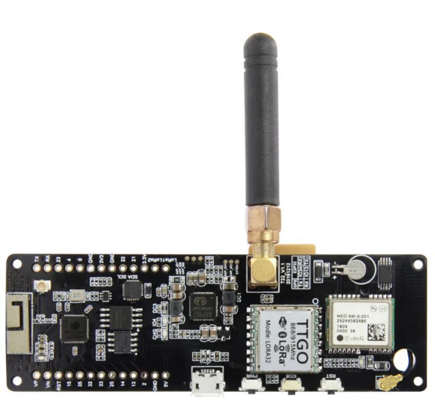 Ttgo t beamv1.0 esp32 Bluetooth WiFi беспроводной модуль Lora GPS neo 6m SMA|Беспроводные модули| |