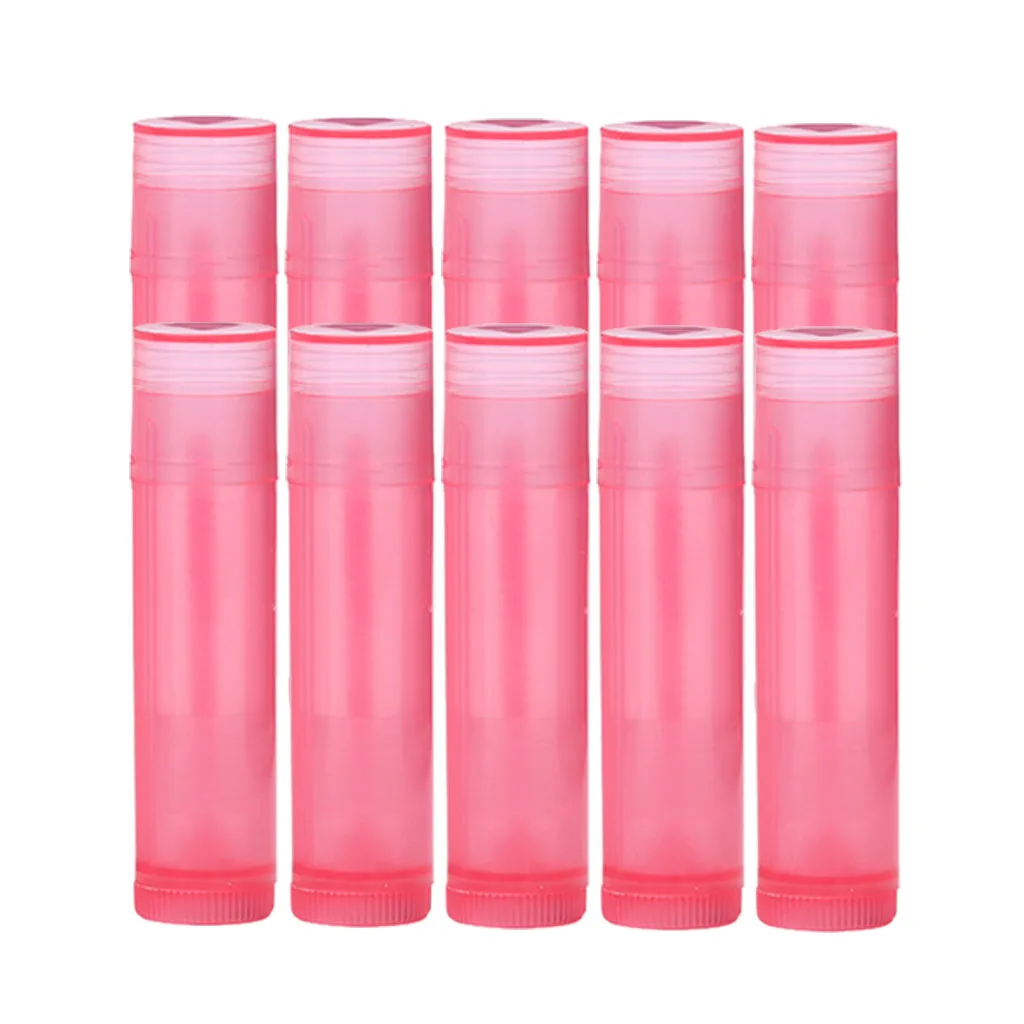 Lip Containers Tubes - 10 Pack - DIY Handmade Cosmetic Makeup Lipstick Vials