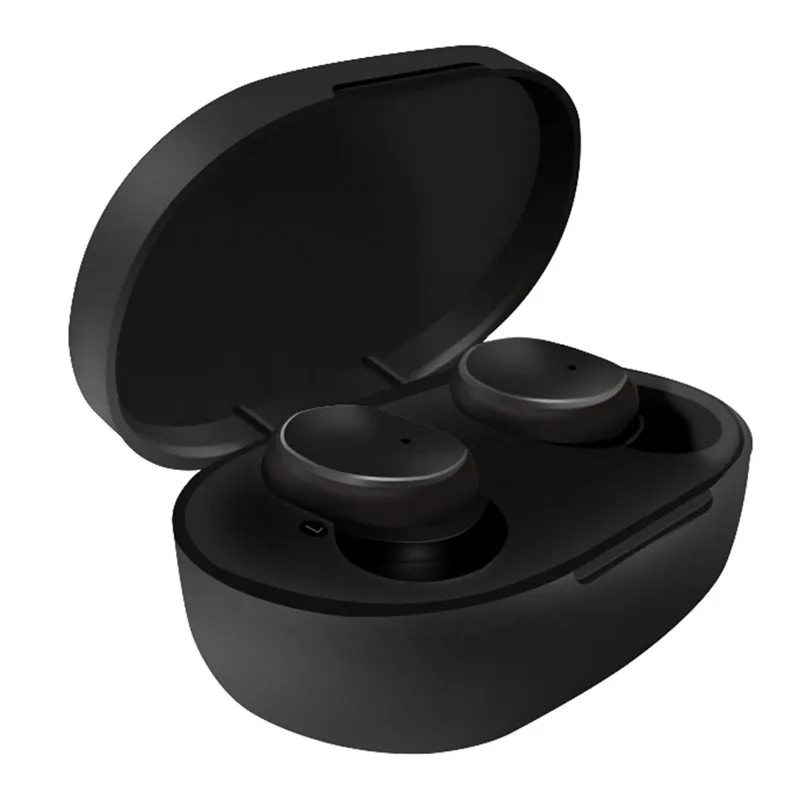 A6S TWS беспроводные наушники Twins V5.0 Bluetooth наушники Спортивная стерео гарнитура с микрофоном автоматическая зарядная коробка для Xiaomi для huawei - Цвет: Черный
