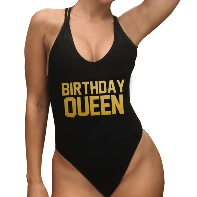 Birthday queen swimsuit Clearance