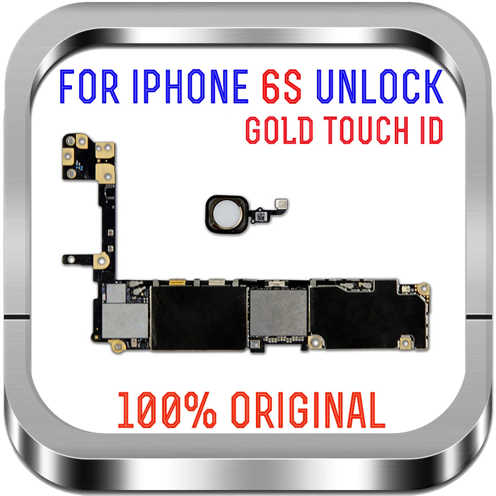 Оригинальные разблокированные Материнские платы icloud для iPhone 6S с чипами 16 Гб/32 ГБ/64 ГБ