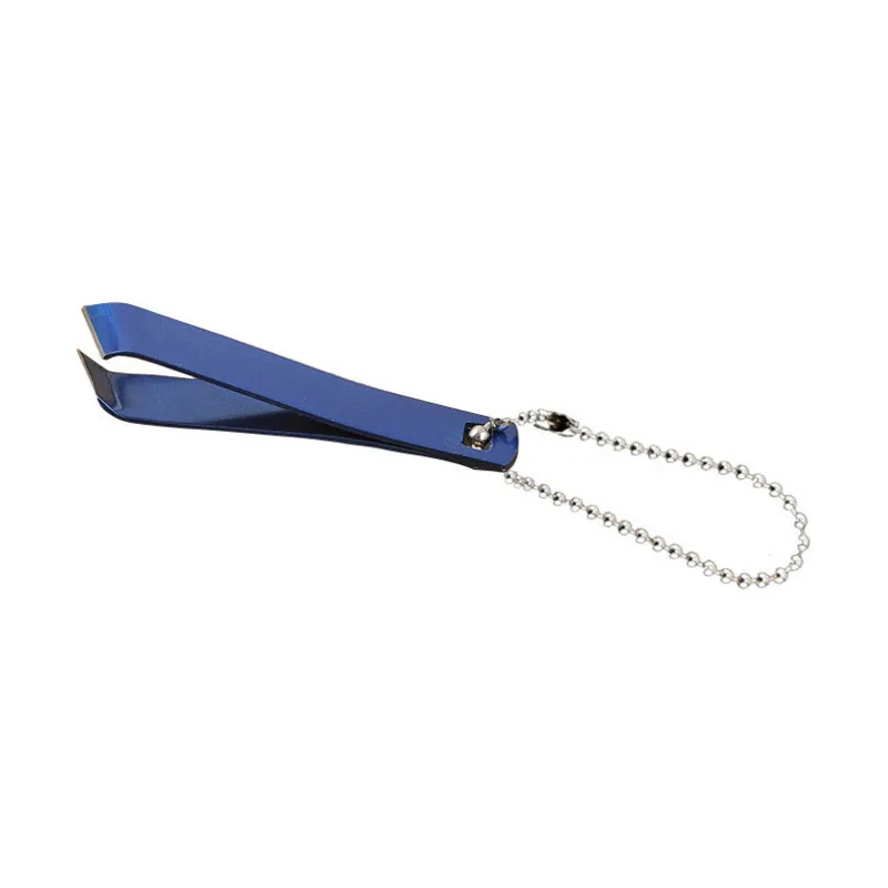 2Pcs Mini Portable Fishing Tackle Cut Knife Pliers Fish Scissors Cutting Wire Lines Cutter Tool Hook-Eye Cleaner Nail Clipper - Цвет: Синий