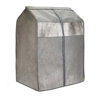 

Home For Wardrobe Garment Organizer Non-woven Fabric Suit Storage Clothes Cover With Zipper Anti Dust Modern Bedroom Thickened