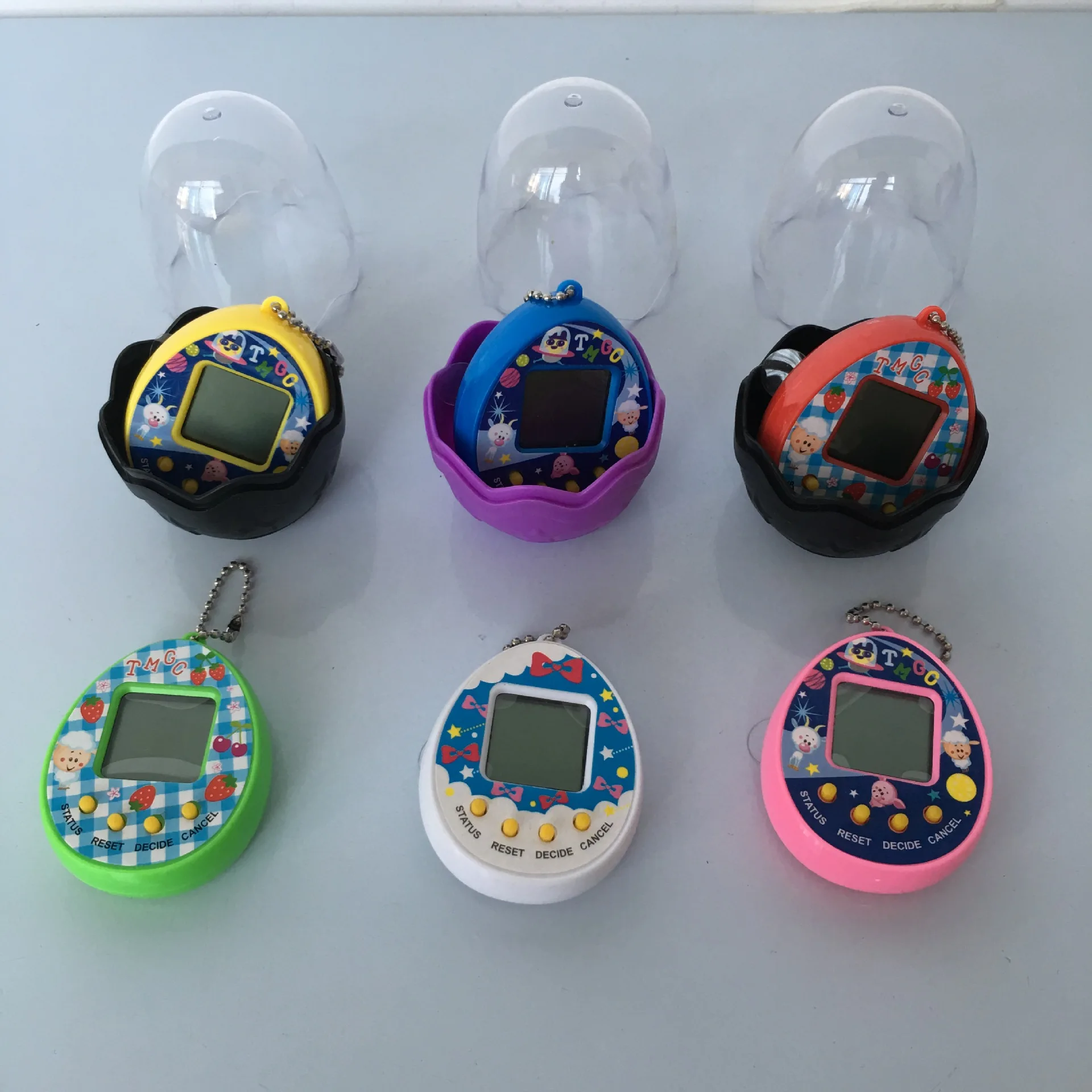 Egg-Handheld Mini Virtual Pet Machine Egg-Shaped Electronic Pet Machine Educational Toy Micro Develop Game Console