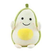 23cm Hoogte Kawaii PlushAvocado Vruchten Pop Speelgoed Kids Slapen Rugkussen Leuke Gevulde Cartoon Baby Begeleiden Pop J75(China)