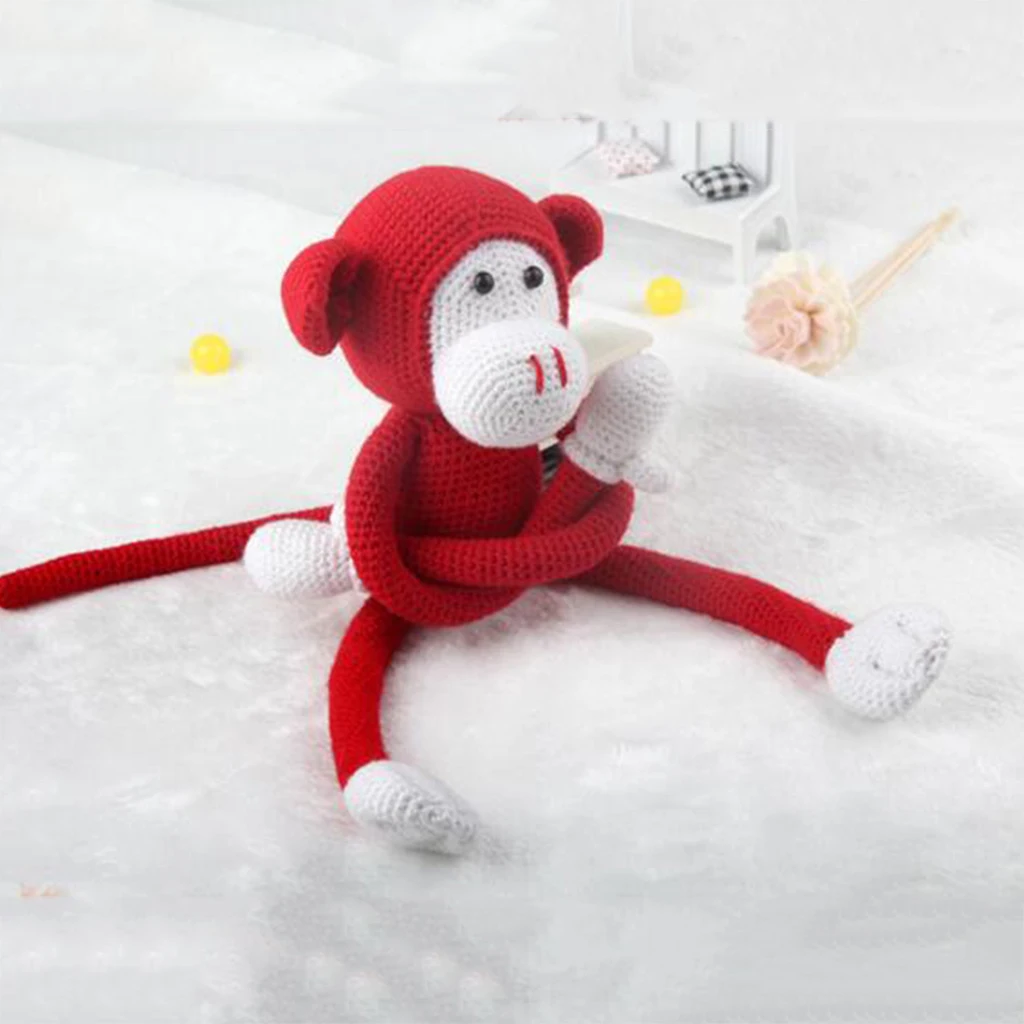 Monkey Doll Crochet Kit DIY Craft Project Handmade DIY Accessory