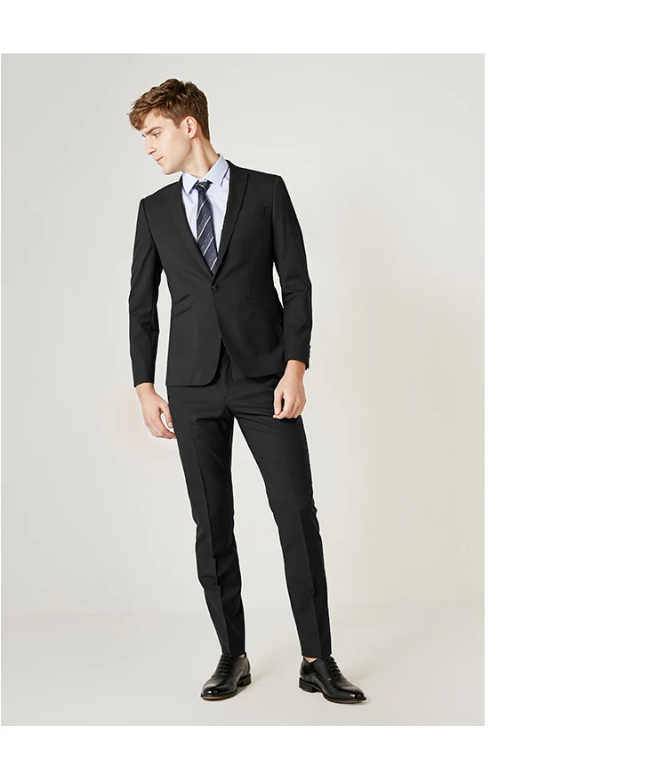 Мужской классический приталенный Блейзер с несколькими карманами, деловая куртка, одежда T | 41925X502