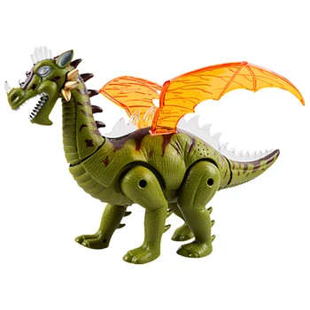 

2020 Electric Dinosaur Toy Battery-powered Cute Simulation Animal Model Children Toy with Projection Light