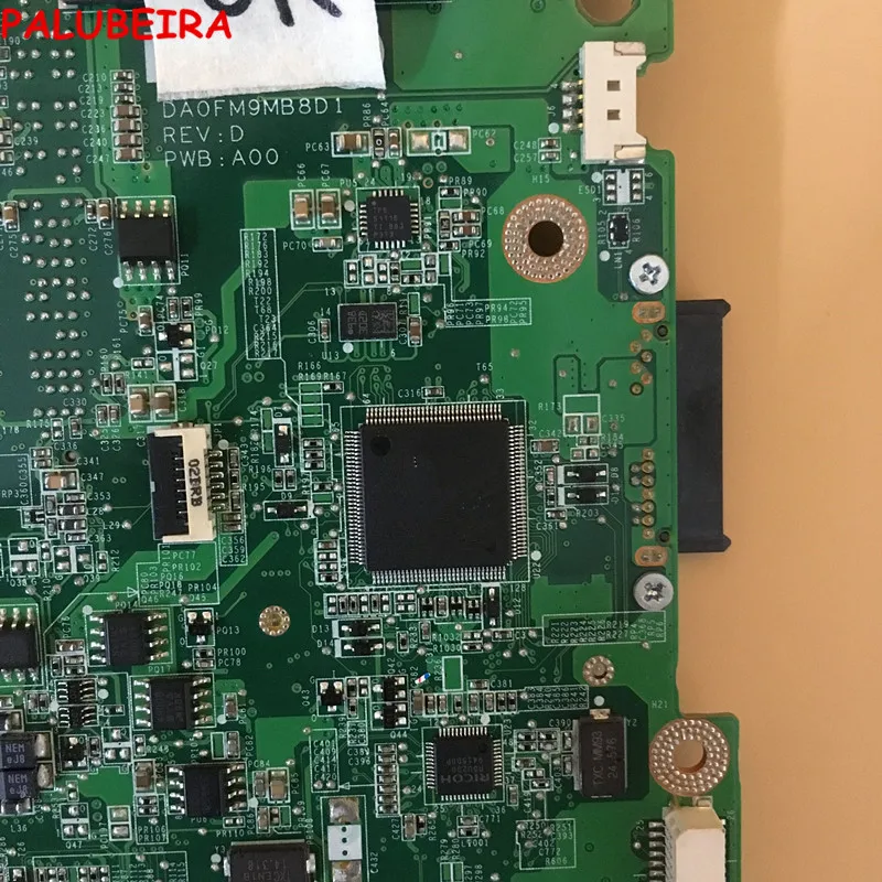 PALUBEIRA 0CGY2Y CN-0CGY2Y для Dell Studio 1558 материнской платы ноутбука DA0FM9MB8D1 PGA989 DDR3 тестирование
