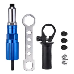 Adaptateur de pistolet à riveter électrique, 2.4 4.8mm, différents modèles de buses de guidage sont utilisés pour tirer rapidement diverses spécifications de Rivets 