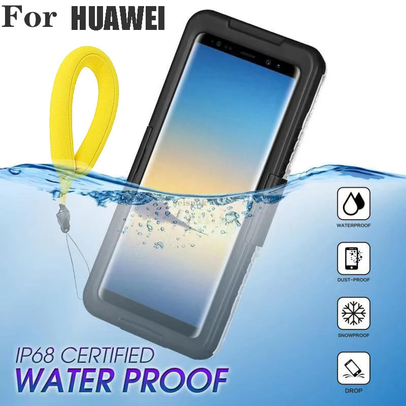 Водонепроницаемый Чехол IP68 для Huawei P40 P30 Pro P20 Lite чехол с полной защитой
