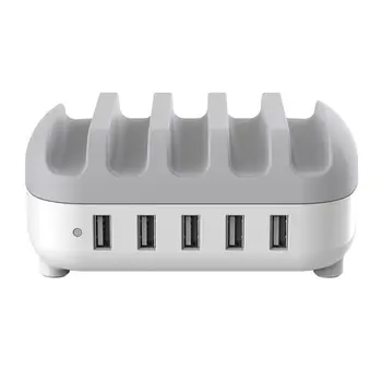 

Orico High Speed Plastic 5 Ports Charger Universal Travel Charger Wall Charger for Smartphones Compact Size Super