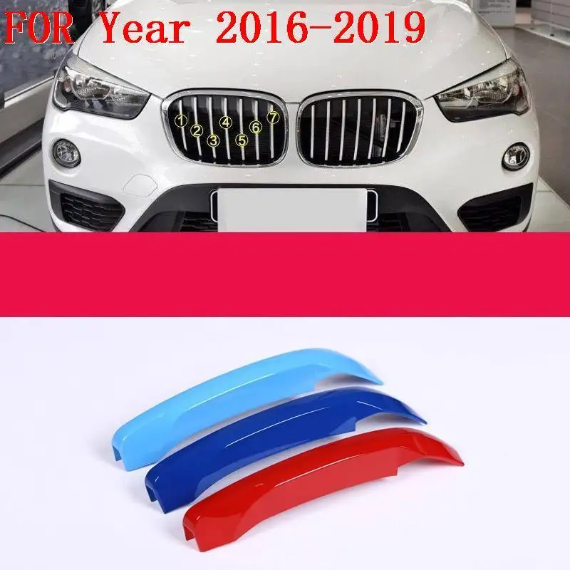 Horn Control System Air Conditioner Interior Excent Decorative Automovil Sticker Strip Accessories 16 17 18 19 FOR BMW X1 Series