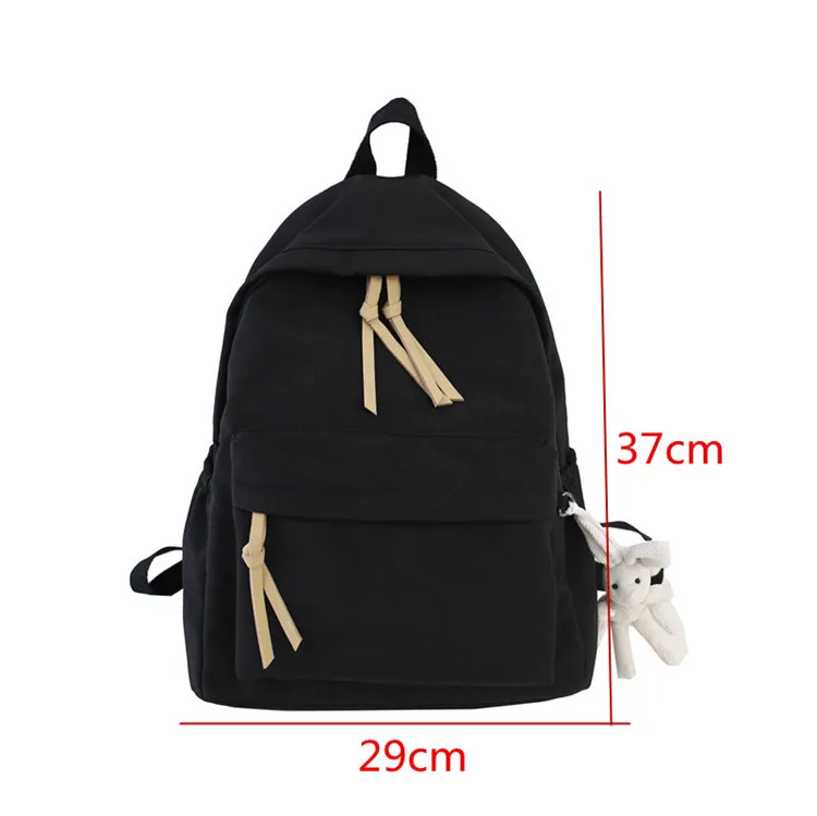 Однотонный черный рюкзак, водонепроницаемая оксфордская школьная сумка Unsex contract joker, сумка для отдыха или путешествий, сумка на плечо в
