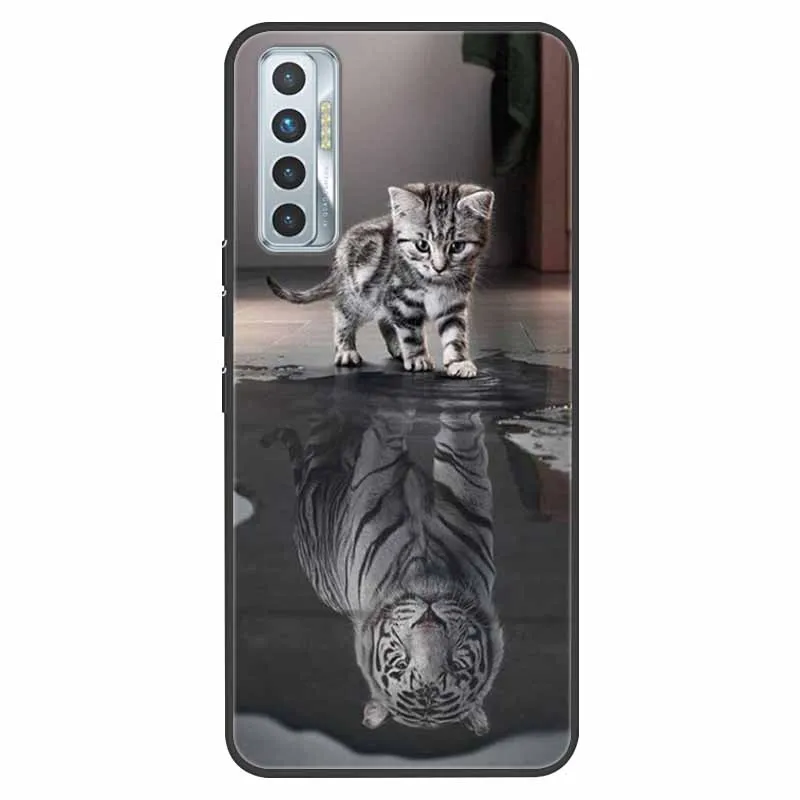 Cute Cartoon Shockproof Soft Silicone TPU Back Cover