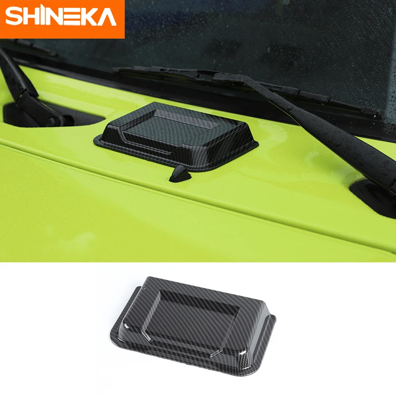 SHINEKA Carbon Fiber Air Inlet Outlet Vent Intake Cover Trim for Suzuki Jimny 2019 2020