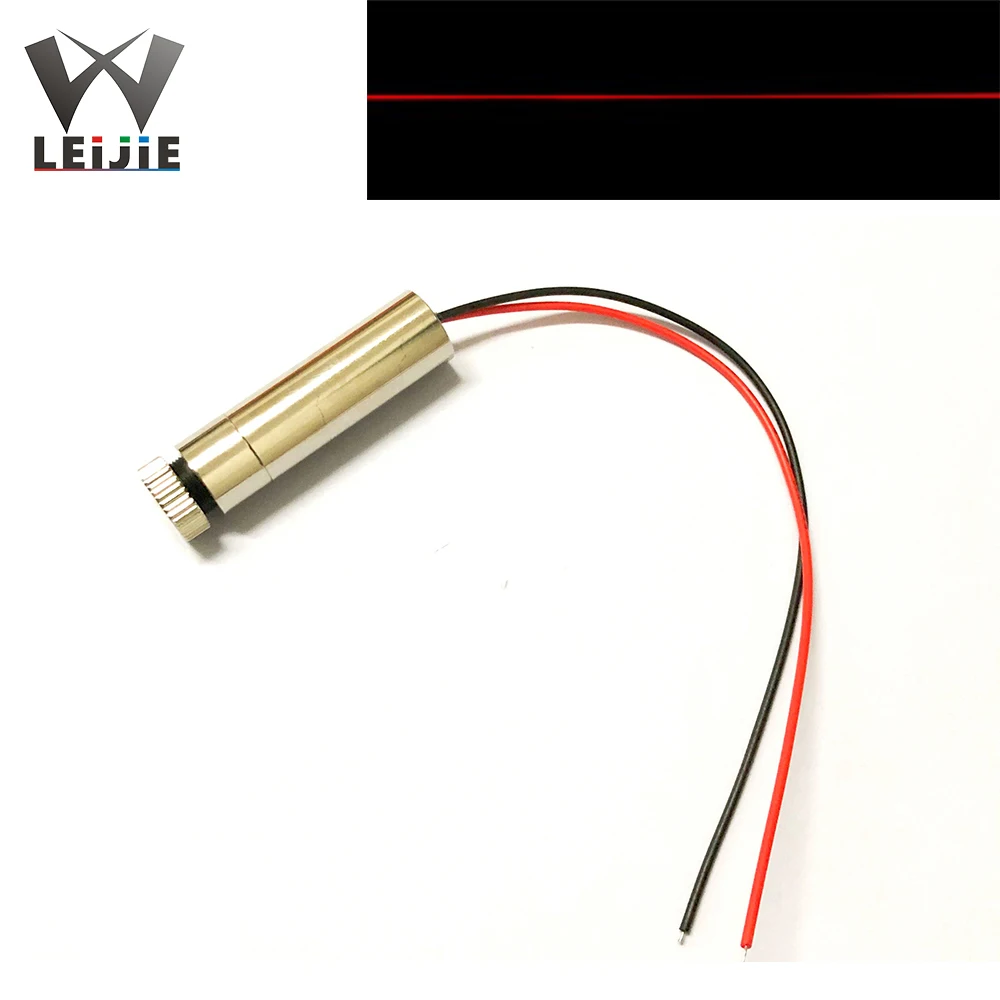 650nm 250mW Line Adjustable Focusable High Power 12*45mm 3V-4.5V Red Laser Module Industrial 12mm LED LD Module