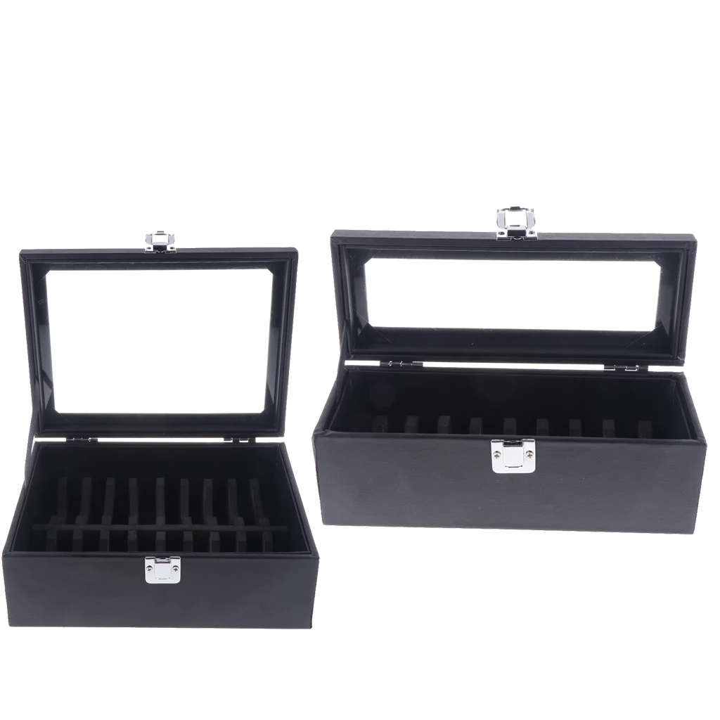 Bracelet Bangle Storage Box Jewelry Organizer with Glass Top Lid And Lock