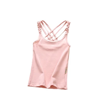 

ZWY128 Family Matching Vest Mother and Daughter Kids Matching Vest Tank Tee One Pieces Outfit Casual T shirt