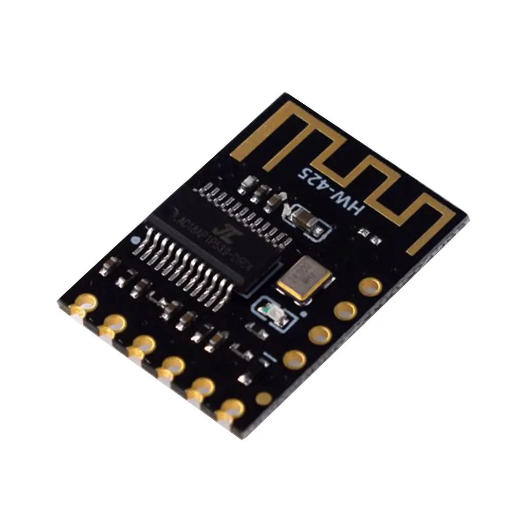 Hw-425 Digital Audio Amplifier Board Wireless Audio Module 4.2 Stereo Lossless High Fidelity Hifi Diy Modification Black