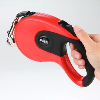 

5M Pet Automatic Telescopic Traction Dog Cat Puppy Automatic Telescopic Traction Rope Walking Lead Belt Red Bandwidth