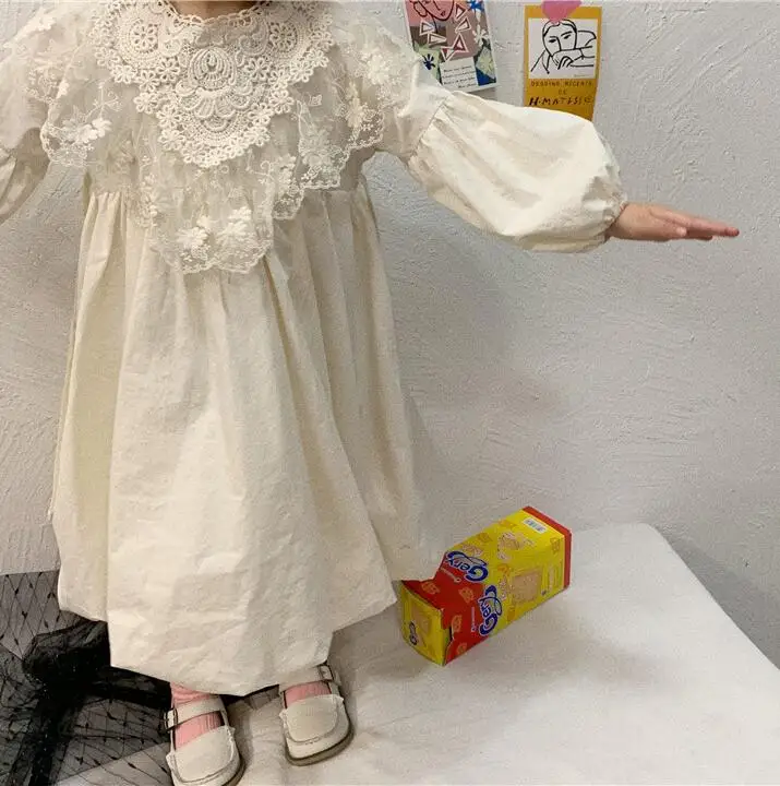 12, 18, кружевное платье с длинными рукавами для маленьких девочек весенние пышные платья для девочек платье для принцессы на день рождения, размер 80 до 130 см, для маленьких детей