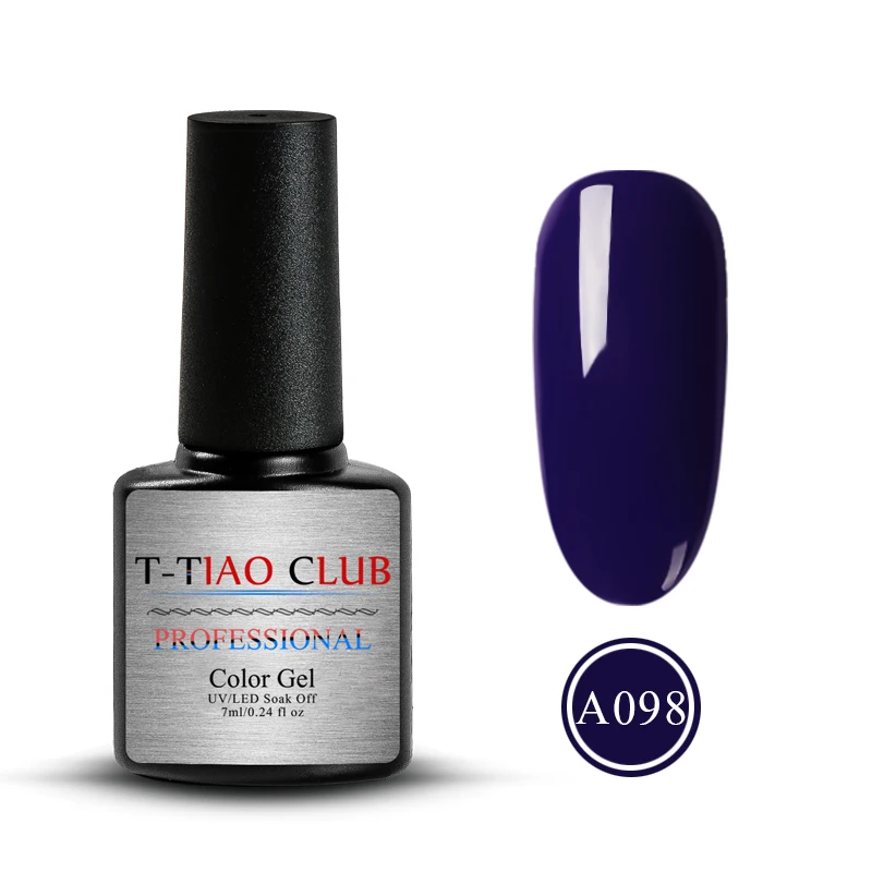 T-TIAO, клубный Гель-лак для ногтей, чистый цвет, Полуперманентная основа, верхнее покрытие, УФ светодиодный, лампа для маникюрный лак, гибридный блестящий гель - Цвет: M30394