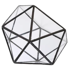 Современный художественный стеклянный геометрический Террариум Настольный суккулентный горшок